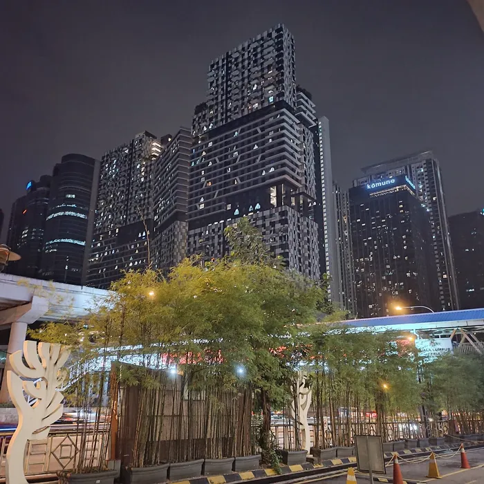 Bangsar South at night, home of Entermind’s Kuala Lumpur office